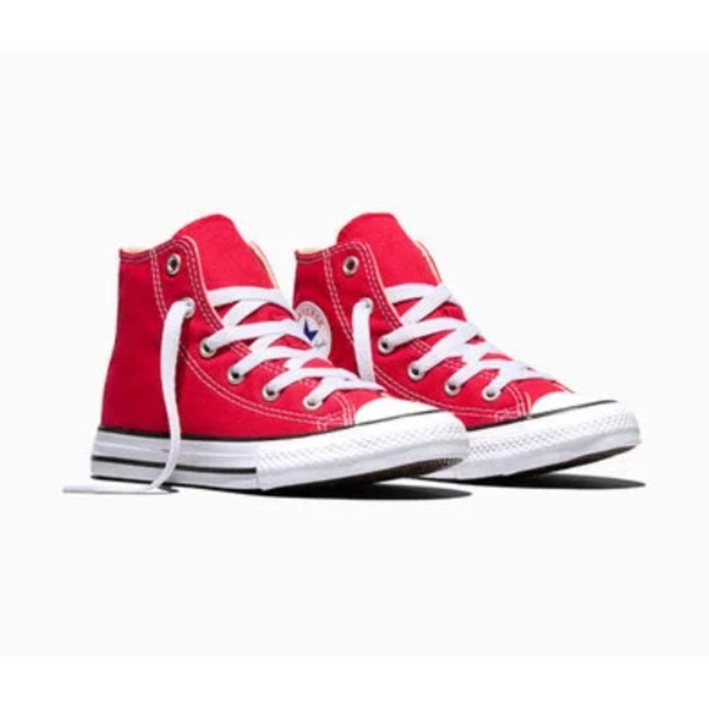 Converse Chuck Taylor All Star High Top Sneaker‎ Red Size 2 - Picture 8 of 12